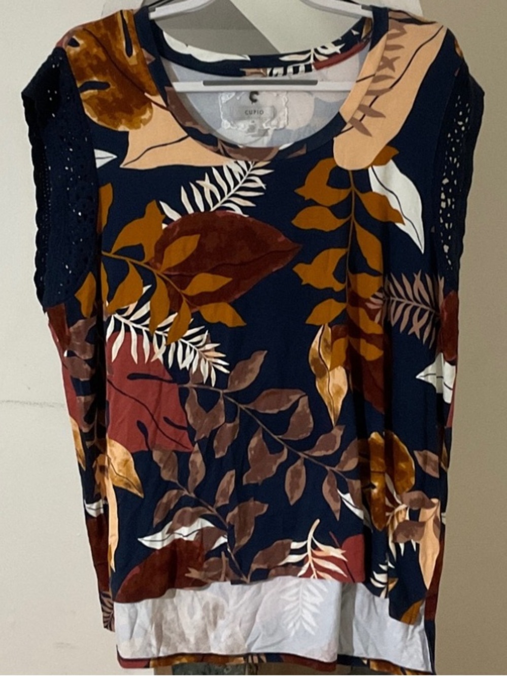 Cupio Brown Blouse, 2X